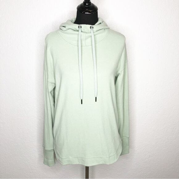Sweaty Betty light mint green hooded pullover athletic top size Small - Picture 1 of 16